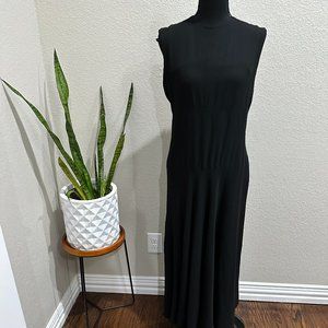 Calvin Klein Collection RARE cocktail dress midi length black size 10 sleeveless